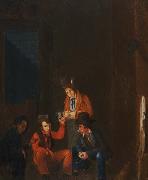 John Wesley Jarvis Lafitte Brothers in Dominique Yous Bar oil painting